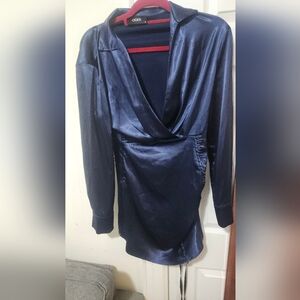 Silky blue Cider dress